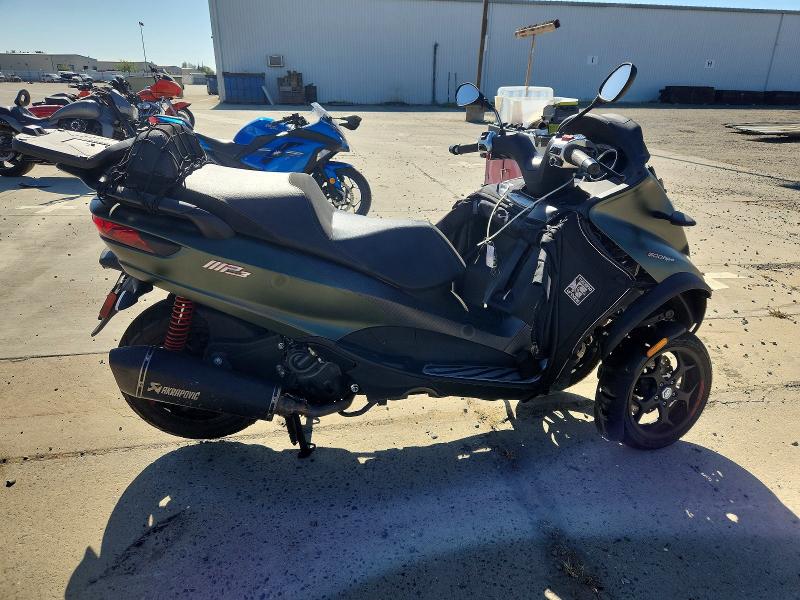 2020 Vespa/piag Mp3 500 VIN ZAPTA10X3L5000013 COPART salvage auction — FRONT END, CA - SALVAGE CERTIFICATE, sold $15 on 2026-07-09 (photo 1)