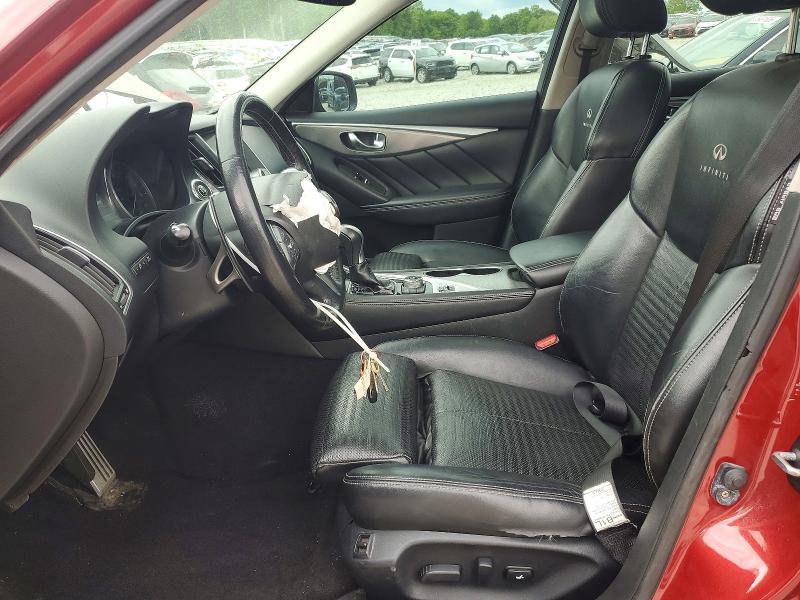 2014 Infiniti VIN JN1BV7AR6EM682918 COPART salvage auction — FRONT END, Ma - Cert Of Title-Reconstrctd Coll, sold $1,300 on 2026-07-22 (photo 7)