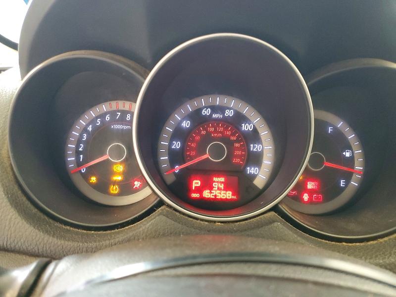 2012 Kia Forte VIN KNAFU6A24C5487371 COPART salvage auction — FRONT END, Tx - Salvage Vehicle Title, sold $60 on 2026-07-31 (photo 9)