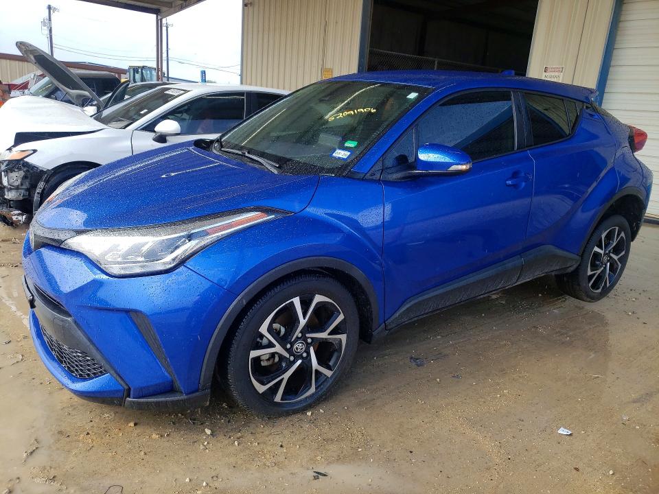 2021 Toyota C-hr VIN JTNKHMBXXM1116837 COPART salvage auction — SIDE, Tx - Salvage Vehicle Title, sold $3,500 on 2026-07-16 (photo 1)