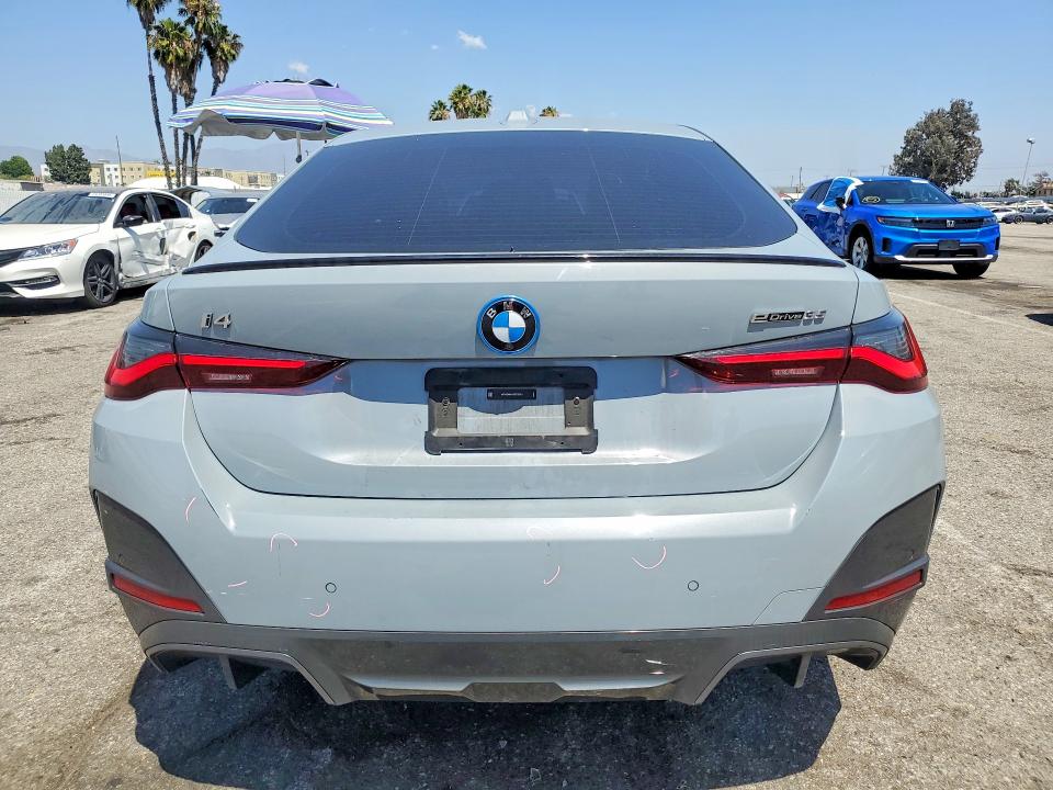 2024 BMW I4 VIN WBY43AW04RFS79810 COPART salvage auction — MINOR DENT/SCRATCHES, Ca - Salvage Certificate, sold $24,300 on 2026-07-28 (photo 6)