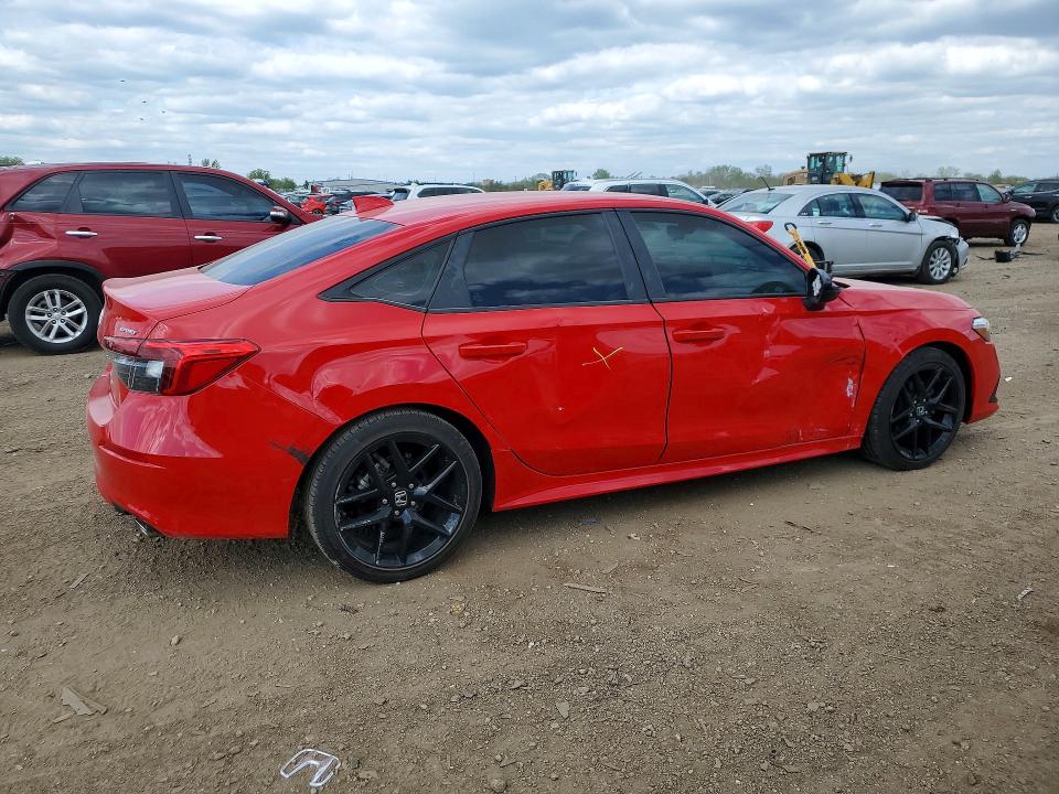 2024 Honda VIN 2HGFE2F5XRH550049 COPART salvage auction — SIDE, Il - Salvage Certificate, sold $10,400 on 2026-07-30 (photo 3)