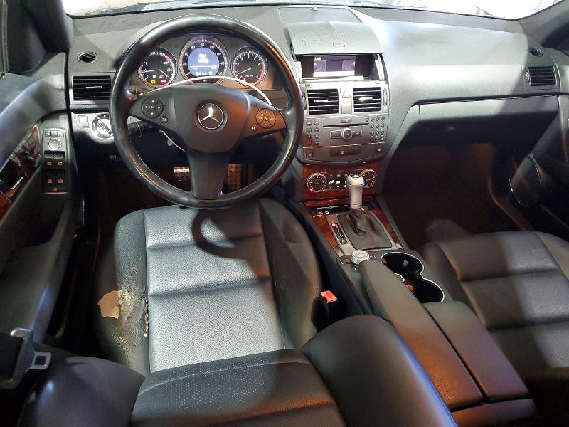 2011 Mercedes-benz C class VIN WDDGF8BB9BR164104 COPART salvage auction — FRONT END, Pa - Certificate Of Salvage, sold $1,000 on 2026-07-09 (photo 8)