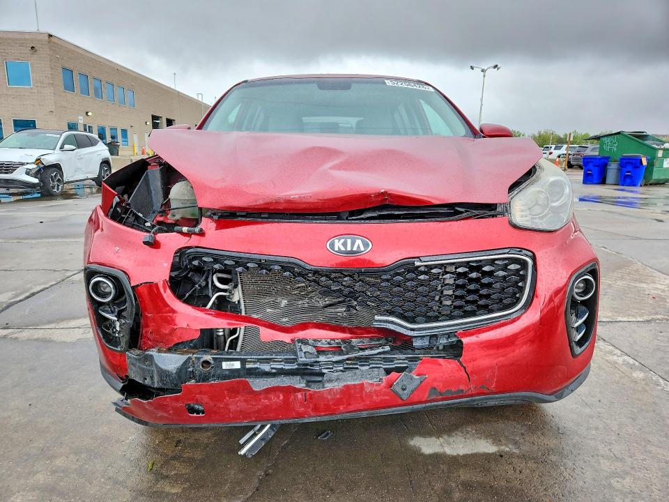 2017 Kia VIN KNDPMCAC7H7186832 COPART salvage auction — FRONT END, Co - Public - Salvage Title, sold $1,400 on 2026-07-27 (photo 5)