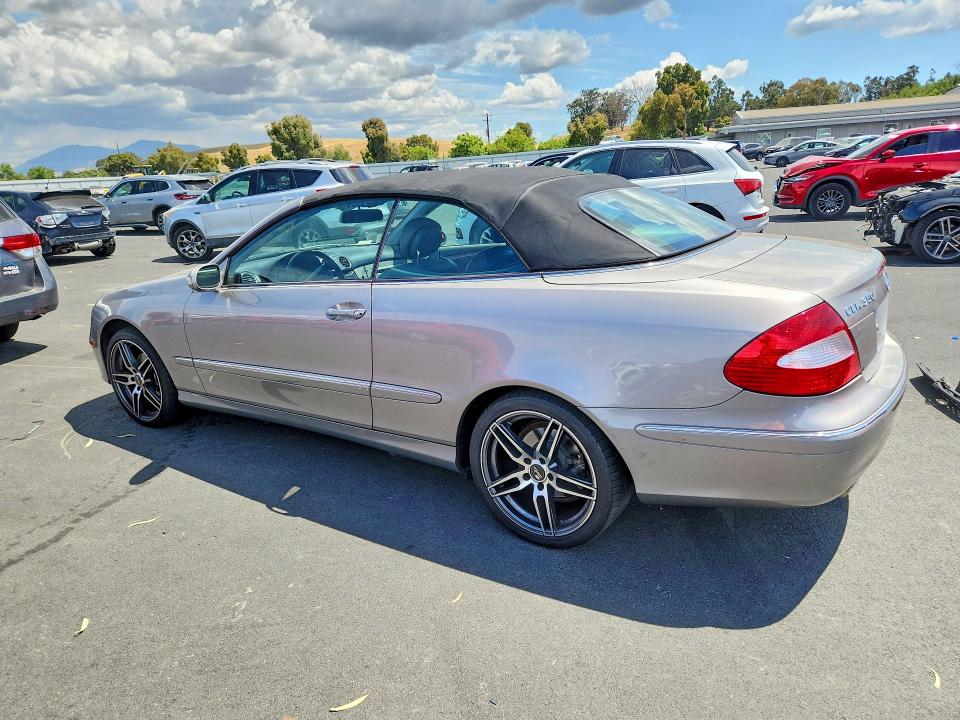 2006 Mercedes-benz Clk-class VIN WDBTK56G36T064144 COPART salvage auction — MINOR DENT/SCRATCHES, Ca - Dis/Dlr/Exp App For Dup Clean, sold $425 on 2026-07-06 (photo 2)