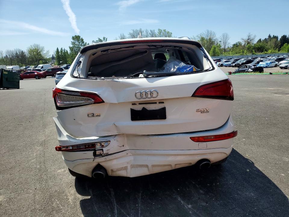 2013 Audi Q5 VIN WA1LFAFP5DA019403 COPART salvage auction — REAR END, Or - Salvage Title Certificate, sold $1,750 on 2026-07-06 (photo 6)