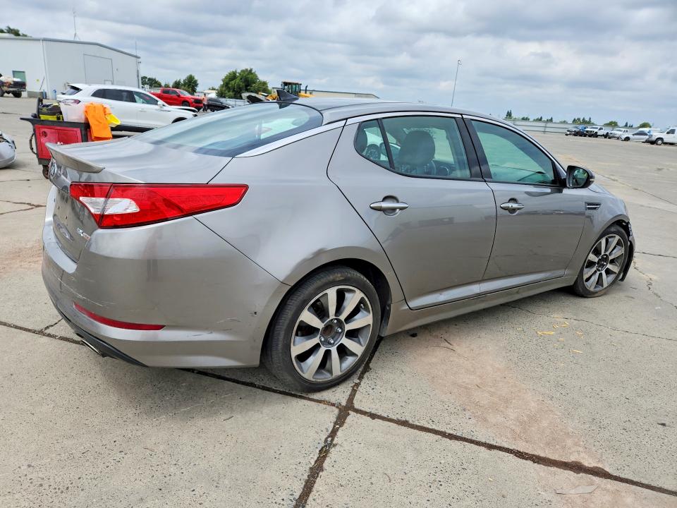 2013 Kia Optima VIN 5XXGR4A60DG242726 COPART salvage auction — FRONT END, CA - SALVAGE CERTIFICATE, sold $10 on 2026-07-27 (photo 3)