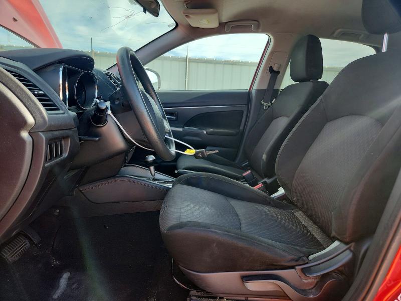 2018 Mitsubishi Outlander VIN JA4AP3AU1JU009443 COPART salvage auction — FRONT END, Tx - Salvage Vehicle Title, sold $2,550 on 2026-07-14 (photo 7)
