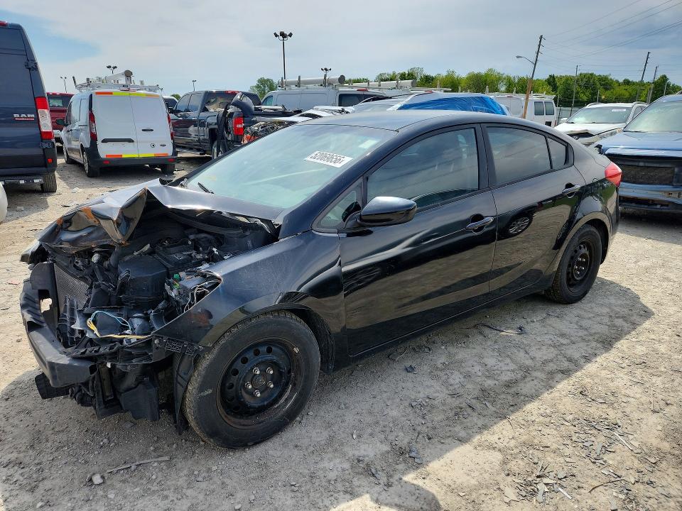 2016 Kia Forte VIN KNAFK4A67G5521810 COPART salvage auction — FRONT END, IN - CERTIFICATE OF TITLE (P), sold $600 on 2026-07-02 (photo 1)