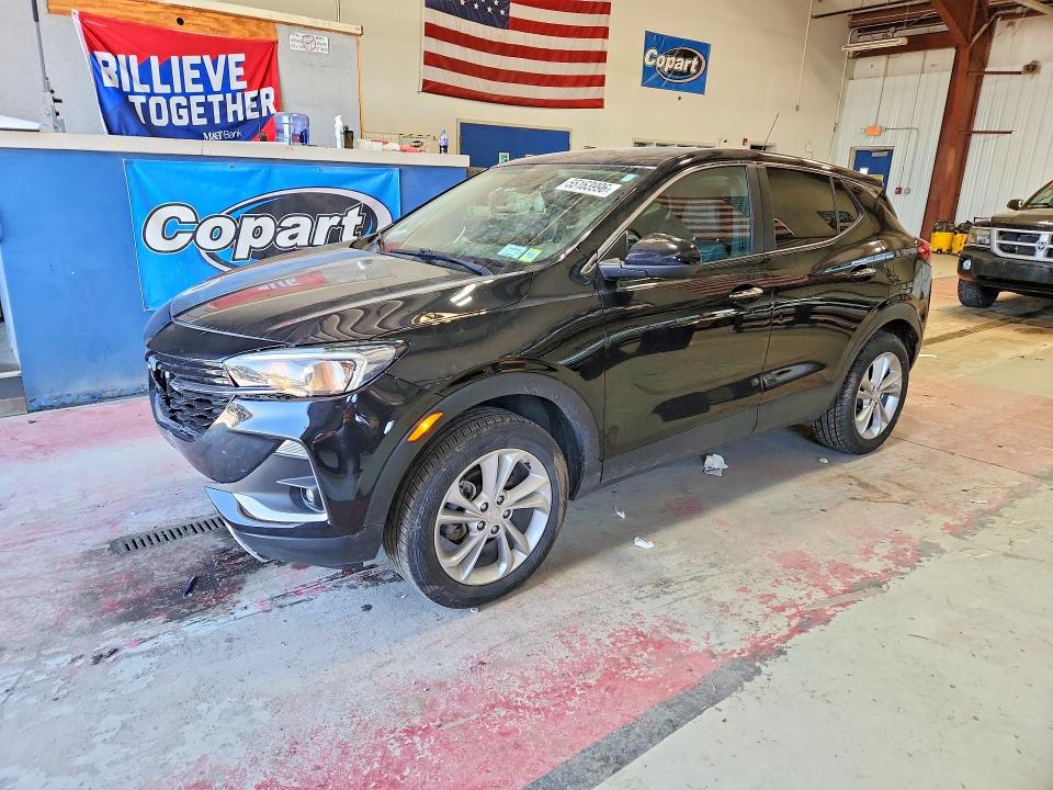 2023 Buick Encore VIN KL4MMCSL5PB160396 COPART salvage auction — FRONT END, Ny - Mv-907A Salvage Certificate, sold $4,650 on 2026-07-06 (photo 1)