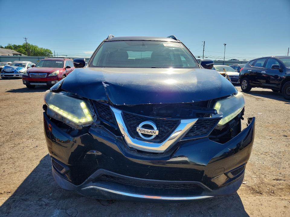 2015 Nissan Rogue VIN KNMAT2MV9FP524762 COPART salvage auction — FRONT END, Pa - Certificate Of Salvage, sold $1,350 on 2026-07-10 (photo 5)