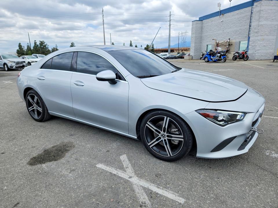 2021 Mercedes-benz Cla-klasse VIN W1K5J4GB8MN237173 COPART salvage auction — FRONT END, Ca - Salvage Certificate, sold $6,300 on 2026-07-08 (photo 4)