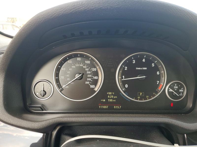 2014 BMW X3 VIN 5UXWX9C50E0D29761 COPART salvage auction — WATER/FLOOD, Ct - Cert Of Title-Flood Salvage, sold $1,150 on 2026-07-02 (photo 9)