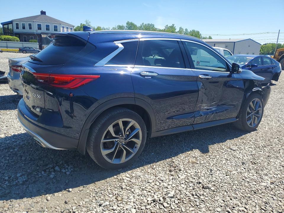 2021 Infiniti Qx50 VIN 3PCAJ5DB8MF119383 COPART salvage auction — FRONT END, MA - CERT OF TITLE-SALVAGE, sold $9,500 on 2026-07-16 (photo 3)