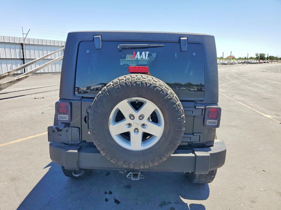 2014 Jeep VIN 1C4HJWDG4EL250096 COPART salvage auction — SIDE, CA - SALVAGE CERTIFICATE, sold $3,150 on 2026-07-02 (photo 6)