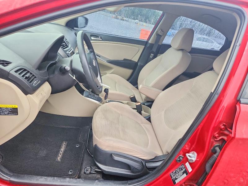 2017 Hyundai Accent VIN KMHCT4AE7HU267898 COPART salvage auction — FRONT END, Ga - Cert Of Title-Salvage, sold $675 on 2026-07-09 (photo 7)