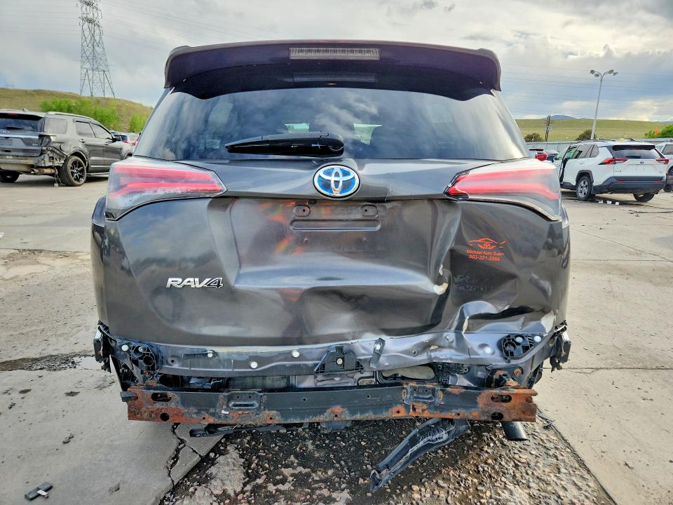 2016 Toyota Rav 4 VIN JTMRJREV5GD039697 COPART salvage auction — REAR END, Co - Public - Salvage Title, sold $275 on 2026-07-29 (photo 6)