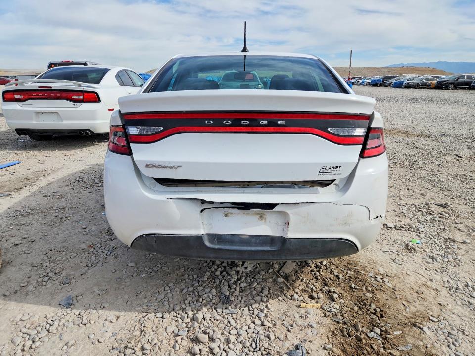 2016 Dodge Dart VIN 1C3CDFAA2GD656994 COPART salvage auction — REAR END, Wy - Certificate Of Title, sold $350 on 2026-07-02 (photo 6)