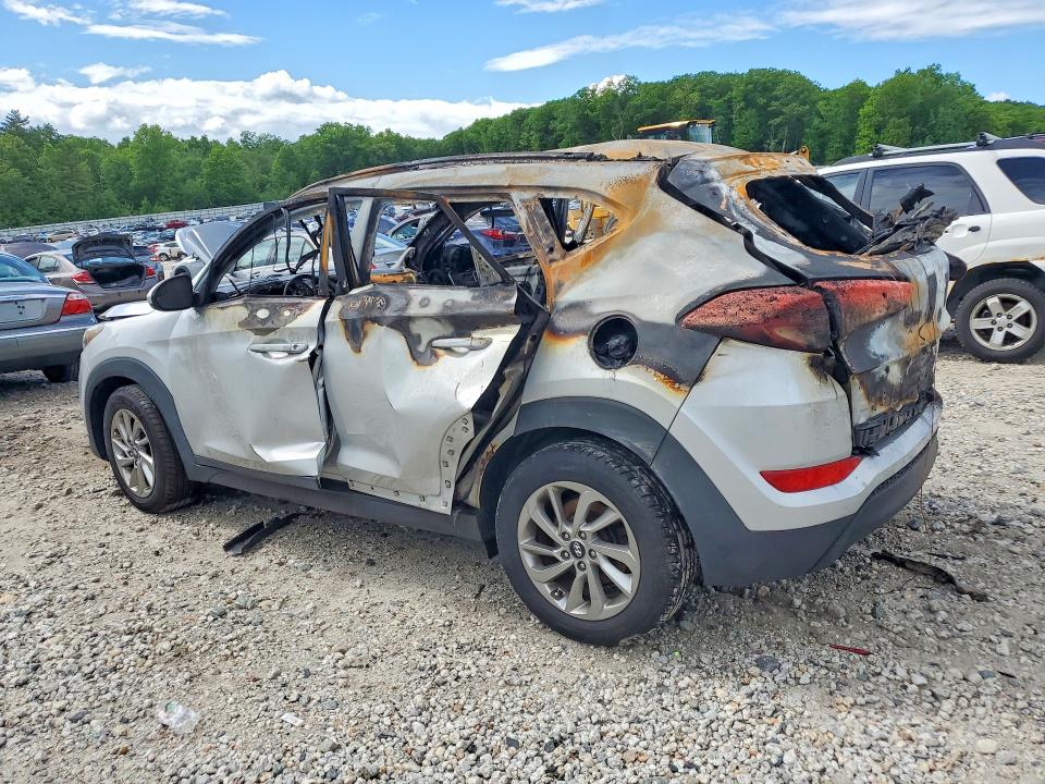 2016 Hyundai Tucson VIN KM8J3CA48GU162889 COPART salvage auction — INTERIOR BURN, MA - CERT OF TITLE-SALVG PARTS ONLY, sold $450 on 2026-07-22 (photo 2)