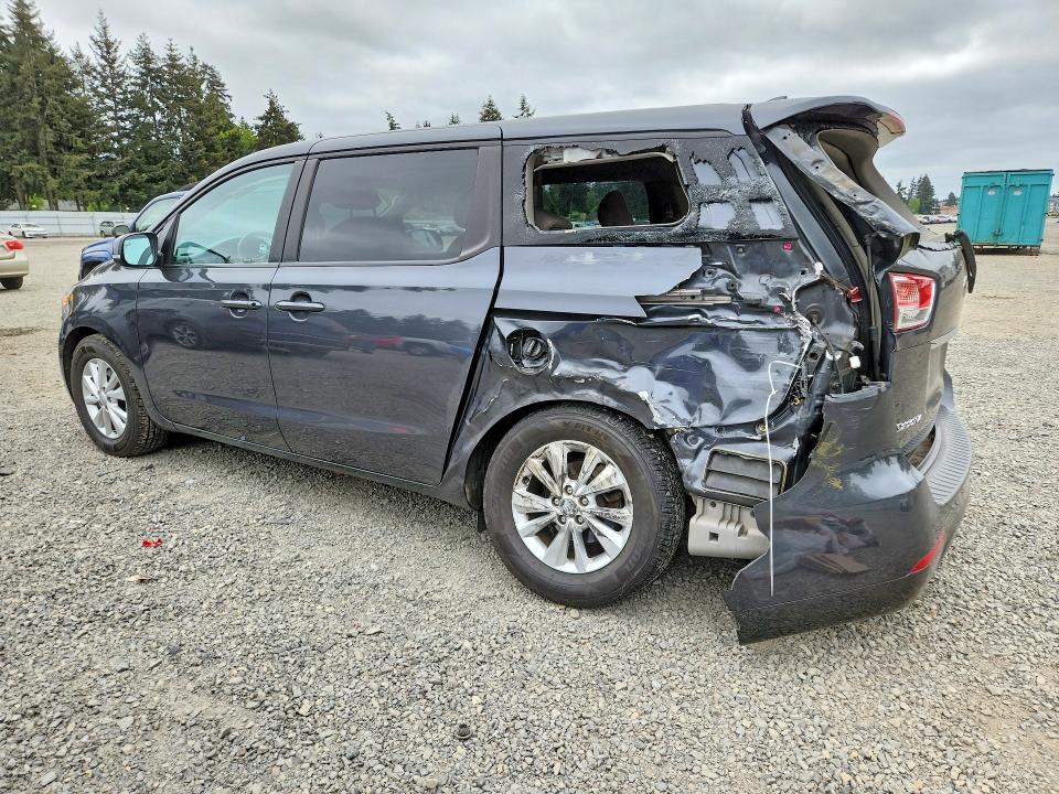 2017 Kia SEDONA VIN KNDMB5C12H6234274 COPART salvage auction — REAR END, WA - BILL OF SALE, sold $1,350 on 2026-07-24 (photo 2)