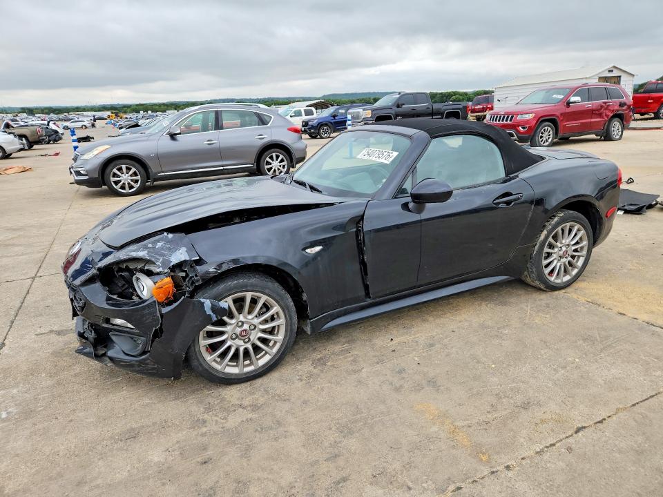2020 Fiat 124 spider VIN JC1NFAEK8L0145289 COPART salvage auction — FRONT END, Tx - Salvage Vehicle Title, sold $1,000 on 2026-07-23 (photo 1)