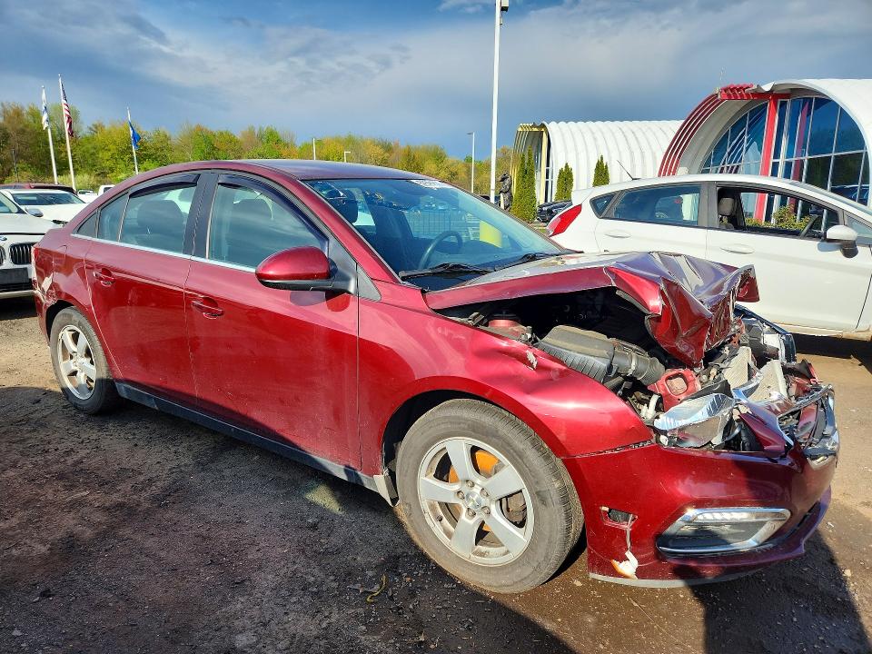 2016 Chevrolet Cruze limited VIN 1G1PE5SB2G7124549 COPART salvage auction — FRONT END, Ct - Certificate Of Title, sold $1,450 on 2026-07-09 (photo 4)