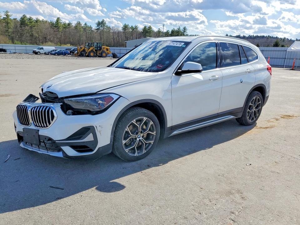 2021 BMW X1 VIN WBXJG9C01M5U27408 COPART salvage auction — FRONT END, Me - Cert Of Title-Salvage Collisio, sold $350 on 2026-07-29 (photo 1)