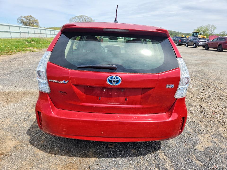 2014 Toyota Prius VIN JTDZN3EU1E3301730 COPART salvage auction — FRONT END, Wi - Junked Vehicle Bill Of Sale, sold $1,100 on 2026-07-14 (photo 6)