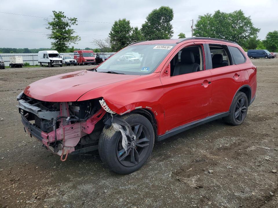 2016 Mitsubishi Outlander VIN JA4AD3A33GZ035912 COPART salvage auction — FRONT END, Nj - Cert Of Title-Salvage, sold $925 on 2026-07-15 (photo 1)