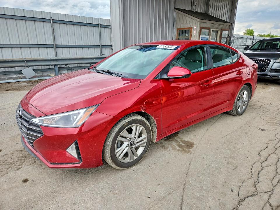 2020 Hyundai Elantra VIN KMHD84LF7LU022345 COPART salvage auction — HAIL, In - Cert Of Title-Salvage Title, sold $3,600 on 2026-07-20 (photo 1)