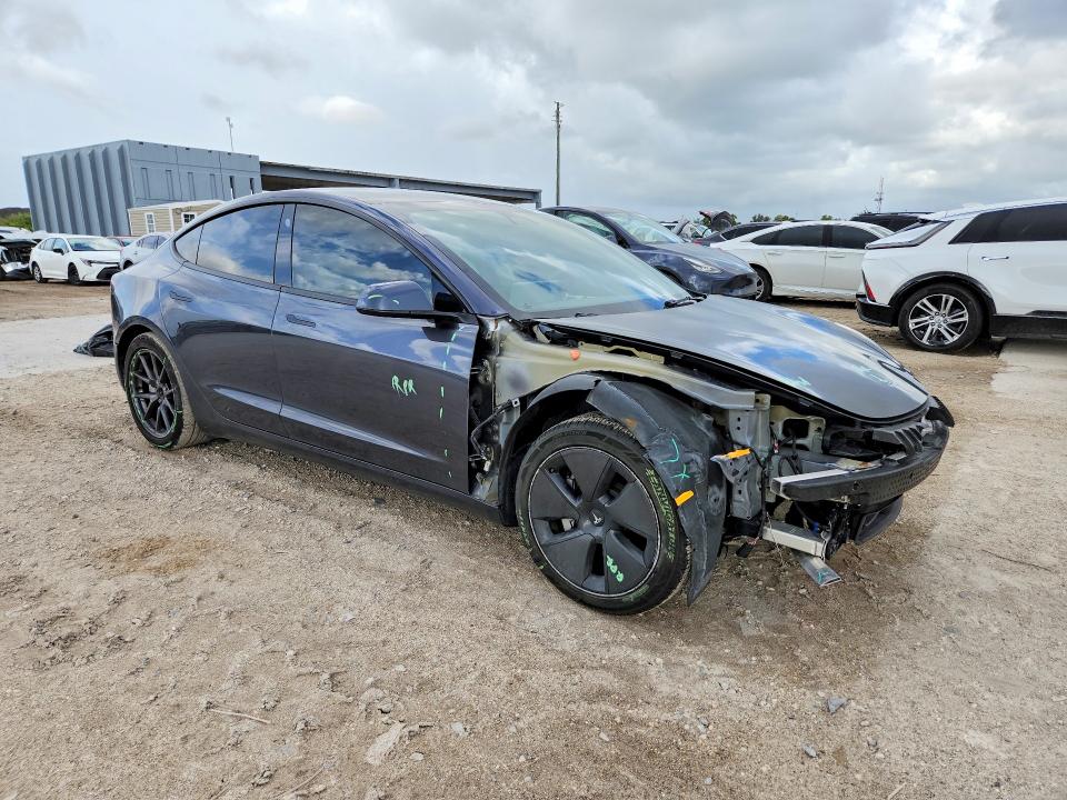 2021 Tesla Model 3 VIN 5YJ3E1EA1MF087839 COPART salvage auction — FRONT END, Fl - Cert Of Title Slvg Rebuildable, sold $8,700 on 2026-07-09 (photo 4)