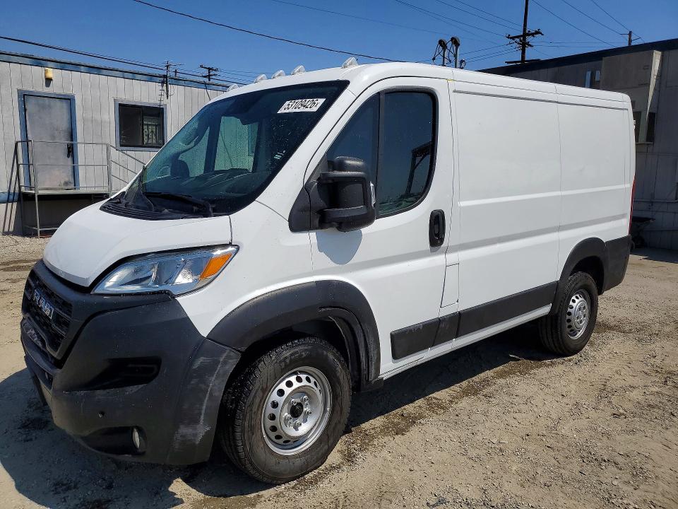 2025 Ram Promaster 1500 VIN 3C6LRVNG4SE533654 COPART salvage auction — FRONT END, Nv - Dis/Dlr/Exp Only Salvage Title, sold $14,600 on 2026-07-13 (photo 1)