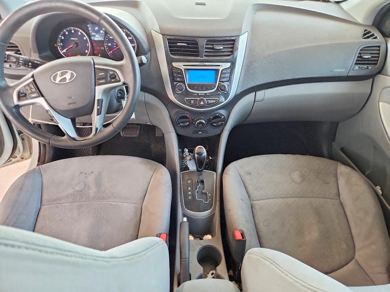 2013 Hyundai Accent VIN KMHCU5AE0DU096571 COPART salvage auction — FRONT END, MT - CERTIFICATE OF TITLE, sold $400 on 2026-07-30 (photo 8)