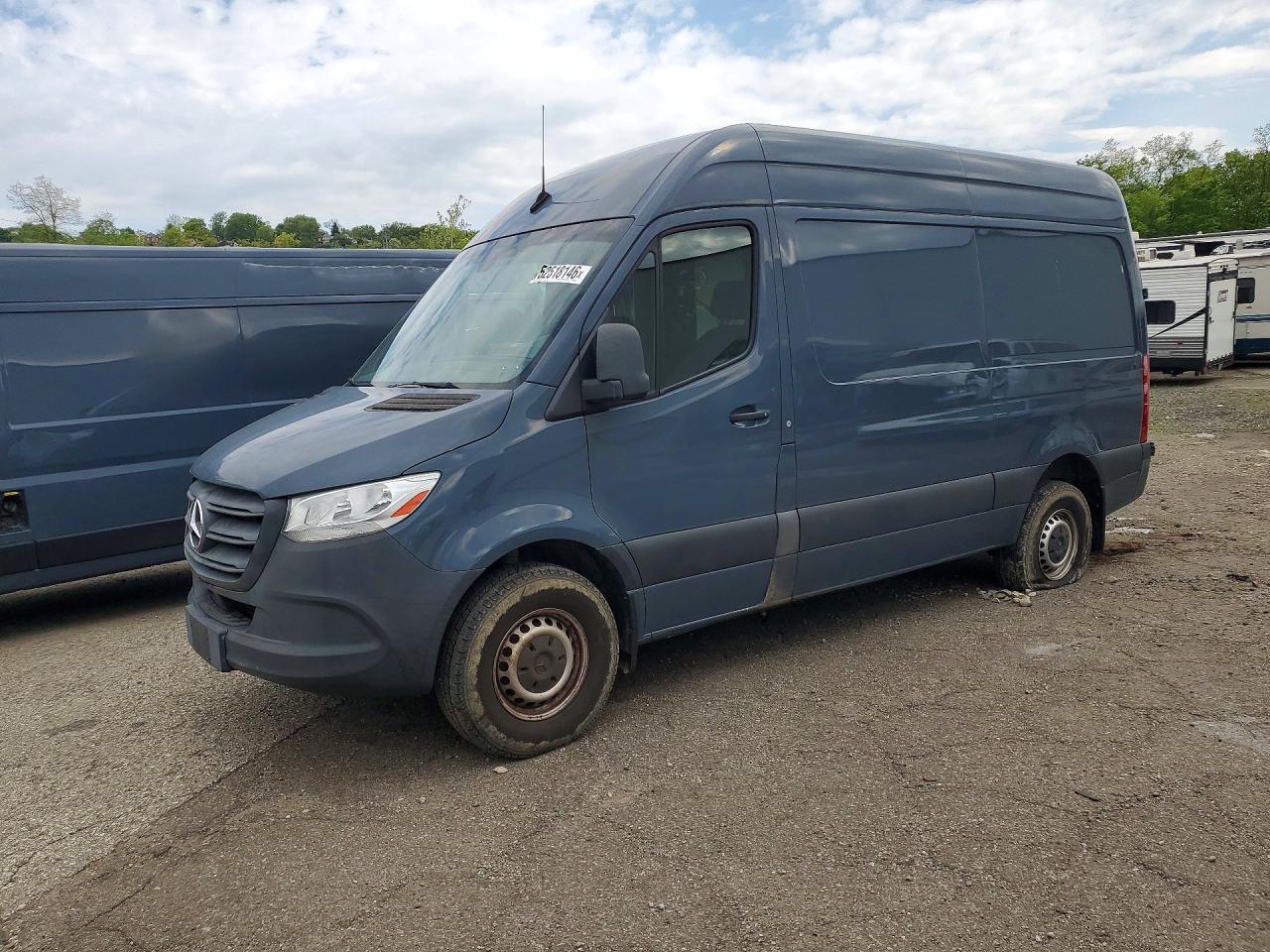 2019 Mercedes Benz Sprinter 2500 VIN WD4PF0CD3KP040651 — COPART salvage auction photo