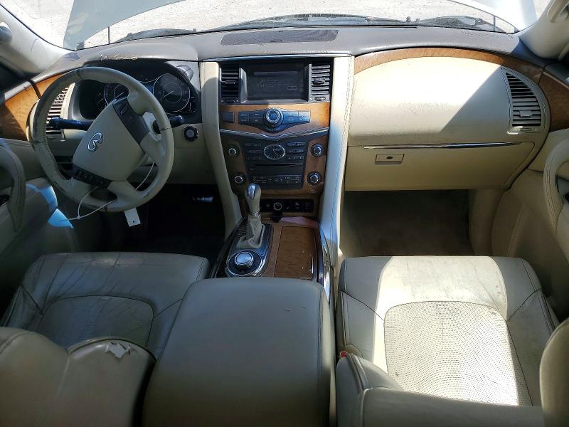 2012 Infiniti Qx56 VIN JN8AZ2NE8C9017174 COPART salvage auction — MECHANICAL, Ia - Certificate Of Title, sold $1,000 on 2026-07-31 (photo 8)