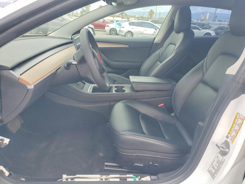 2022 Tesla VIN 5YJ3E1EB1NF274069 COPART salvage auction — FRONT END, Ca - Salvage Certificate, sold $10,200 on 2026-07-20 (photo 7)
