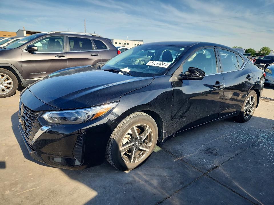 2025 Nissan Sentra VIN 3N1AB8CV4SY212609 COPART salvage auction — HAIL, Tx - Certificate Of Title, sold $10,600 on 2026-07-09 (photo 1)