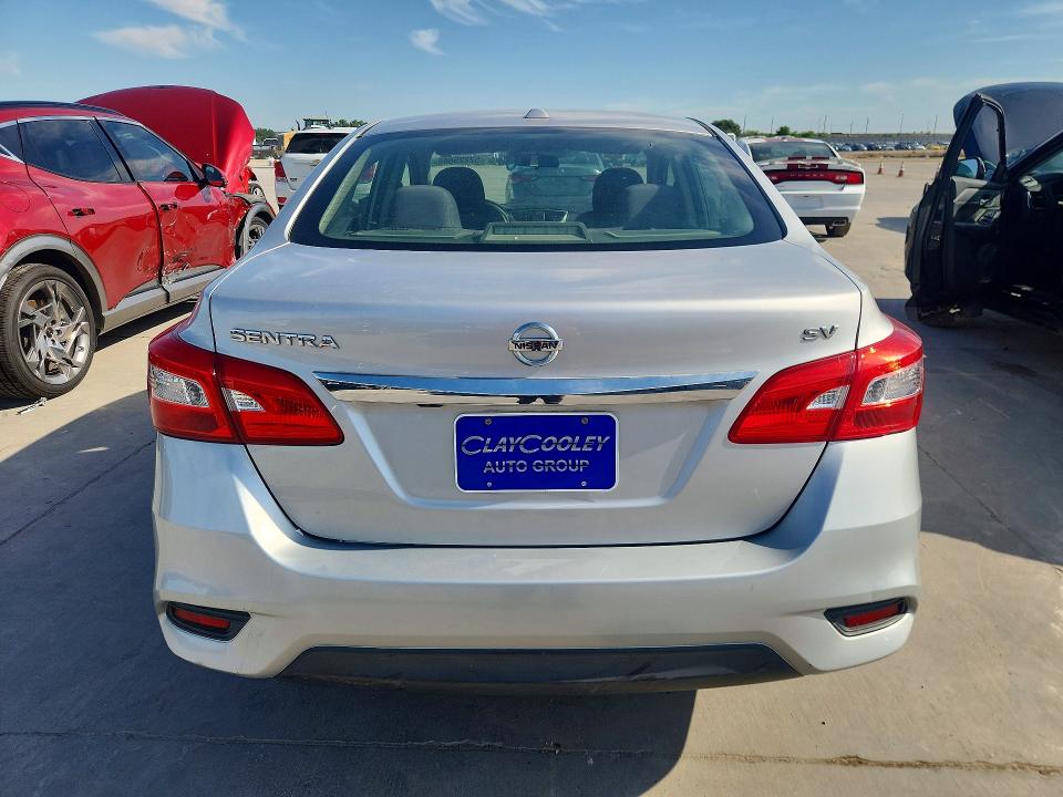 2017 Nissan Sentra VIN 3N1AB7APXHY326976 COPART salvage auction — FRONT END, Tx - Certificate Of Title, sold $1,650 on 2026-07-02 (photo 6)