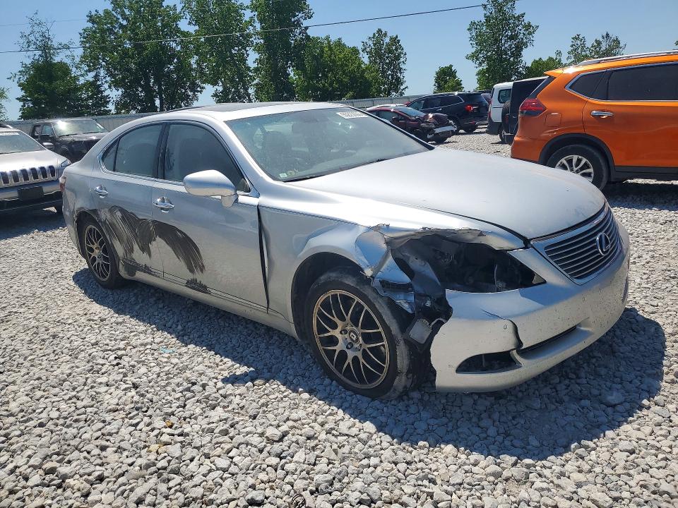 2007 Lexus Ls 460 VIN JTHBL46F575040394 COPART salvage auction — FRONT END, Mi - Certificate Of Title, sold $550 on 2026-07-02 (photo 4)
