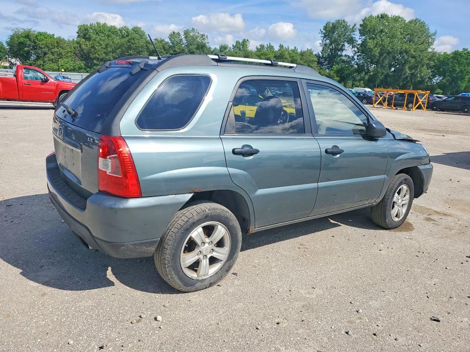 2009 Kia Sportage VIN KNDJF724697594237 COPART salvage auction — FRONT END, Ia - Cert Of Title-Salvage Title, sold $650 on 2026-07-10 (photo 3)