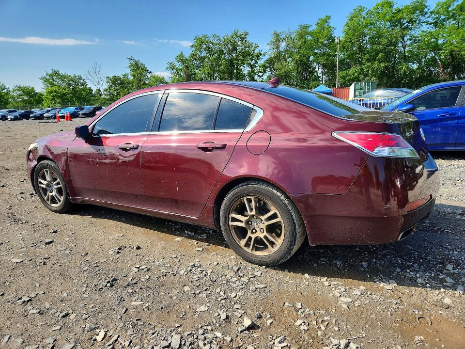 2009 Acura Tl VIN 19UUA86209A015029 COPART salvage auction — FRONT END, Md - Cert Of Salvage > 75% Damage, sold $400 on 2026-07-02 (photo 2)