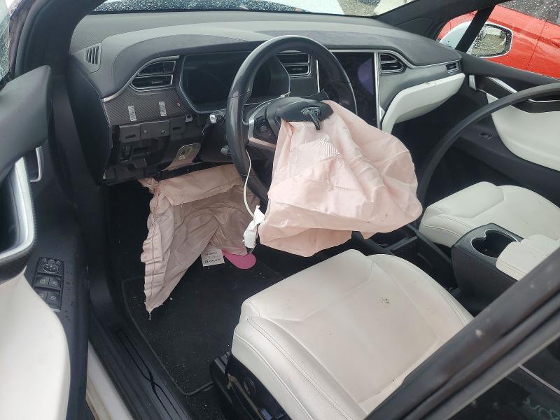 2017 Tesla Model x VIN 5YJXCAE20HF041764 COPART salvage auction — FRONT END, Ca - Salvage Certificate, sold $100 on 2026-07-21 (photo 8)