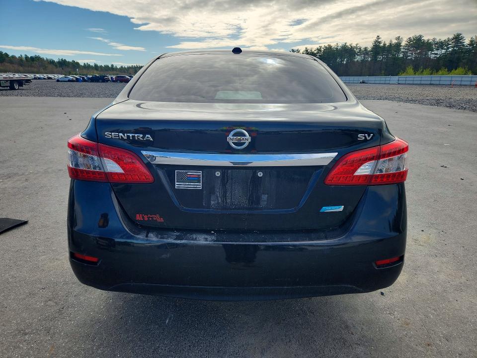 2013 Nissan Sentra VIN 1N4AB7AP0DN903315 COPART salvage auction — SIDE, Me - Cert Of Title-Salvage Collisio, sold $400 on 2026-07-04 (photo 6)
