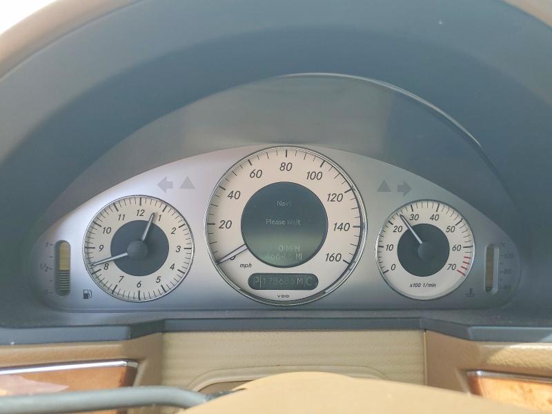2008 Mercedes-benz E-klasse VIN WDBUF56X88B279522 COPART salvage auction — FRONT END, FL - CERT OF TITLE SLVG REBUILDABLE, sold $275 on 2026-07-28 (photo 9)