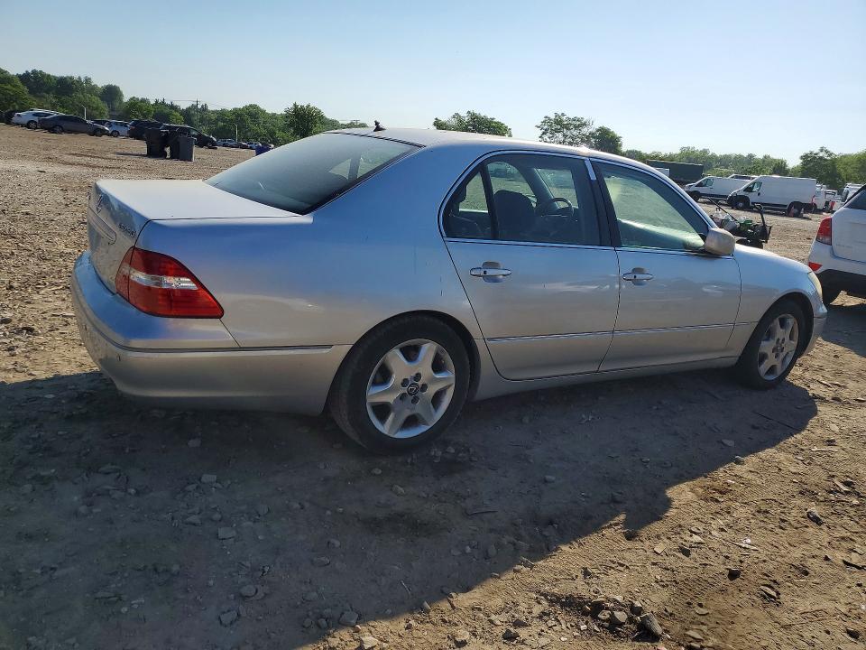 2004 Lexus Ls VIN JTHBN36FX40150712 COPART salvage auction — REAR END, Md - Cert Of Salvage > 75% Damage, sold $700 on 2026-07-23 (photo 3)