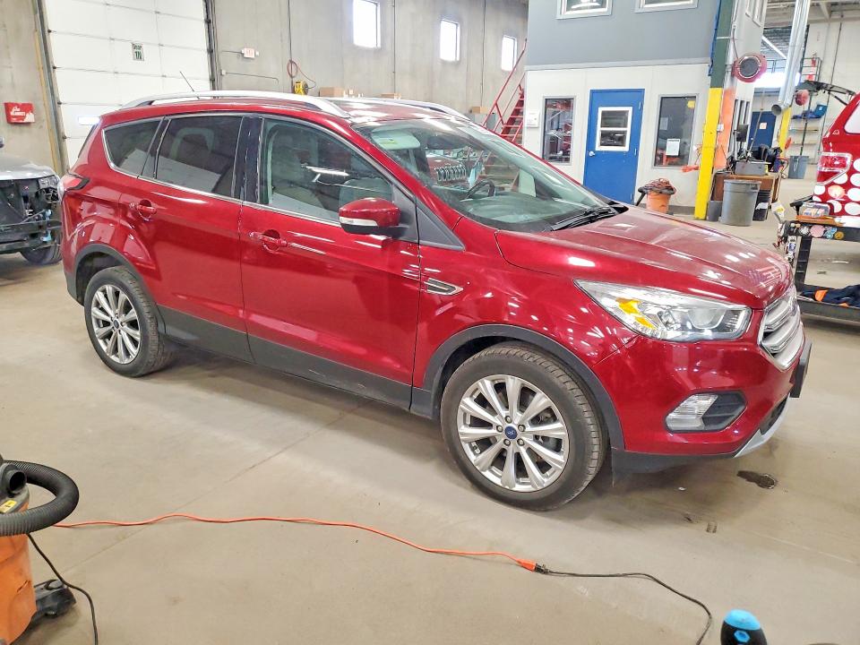 2017 Ford Escape VIN 1FMCU9J90HUB72399 COPART salvage auction — HAIL, Mn - Cert Of Title-Salvage, sold $250 on 2026-07-09 (photo 4)