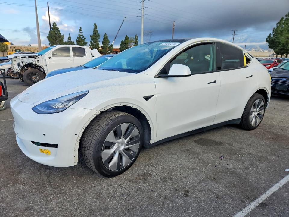 2022 Tesla Model y VIN 7SAYGDEE7NF355804 — COPART salvage auction photo
