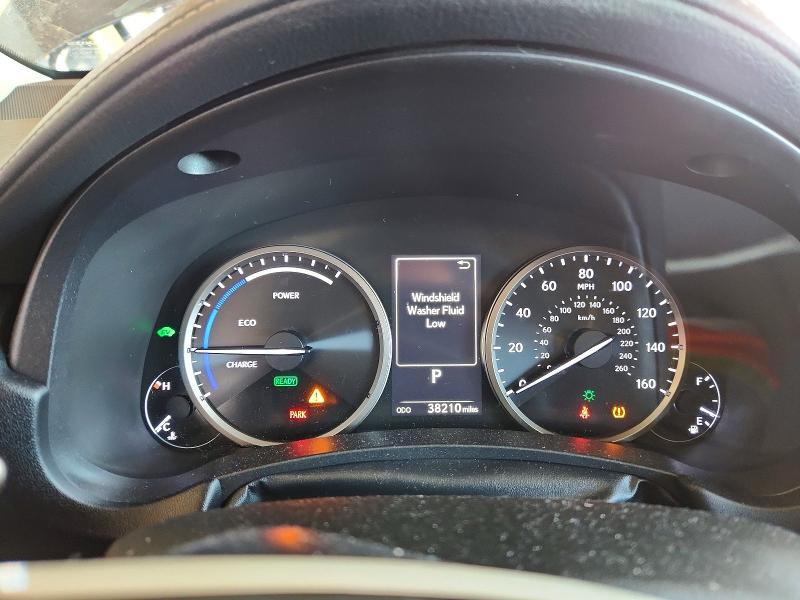 2021 Lexus VIN JTJGJRDZ8M2154939 COPART salvage auction — FRONT END, Ca - Salvage Certificate, sold $5,300 on 2026-07-30 (photo 9)