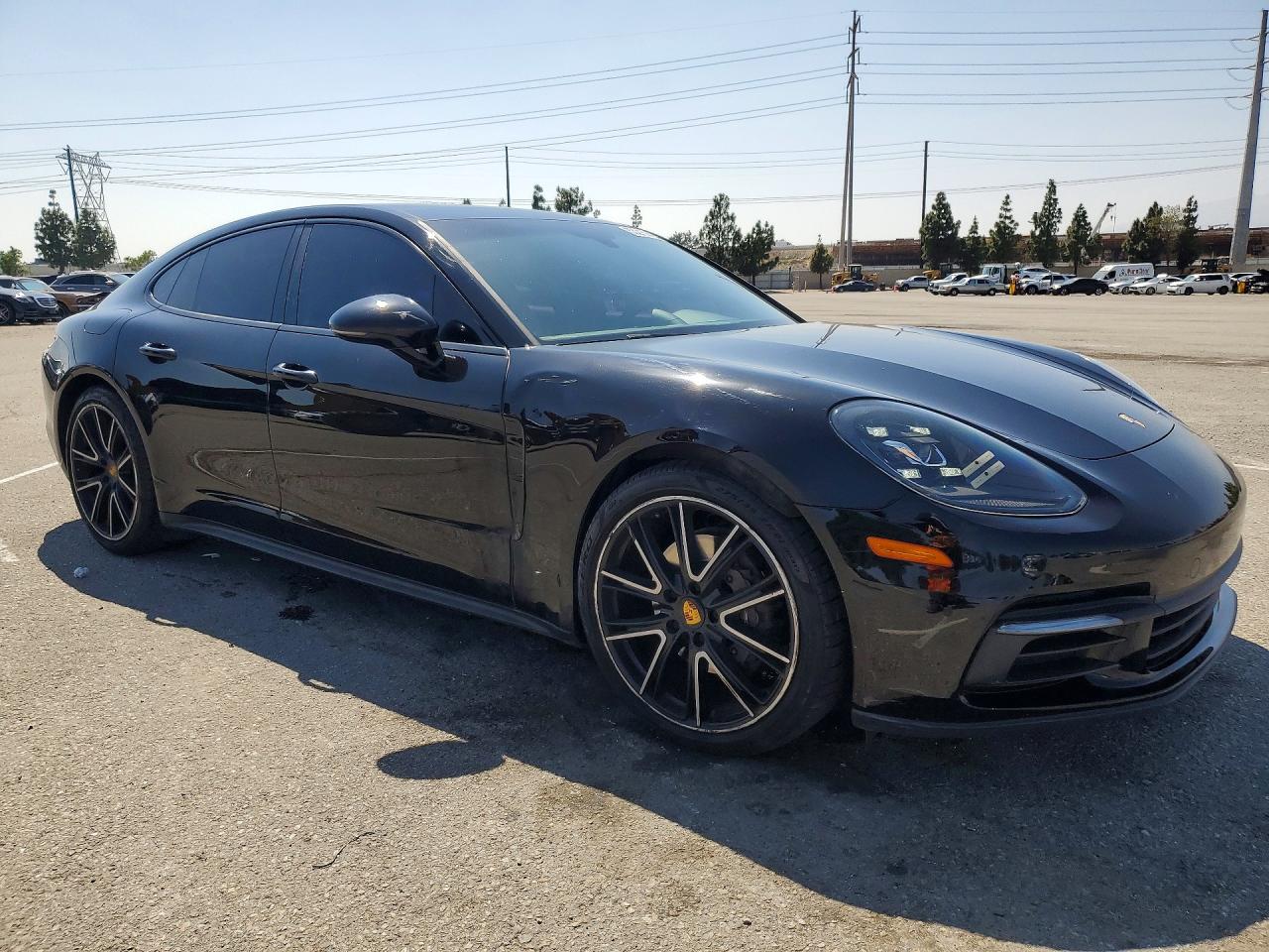 2018 Porsche Panamera VIN WP0AA2A72JL103526 COPART salvage auction — Front End, CA - SALVAGE CERTIFICATE, sold $25,000 on 2026-07-07 (photo 4)