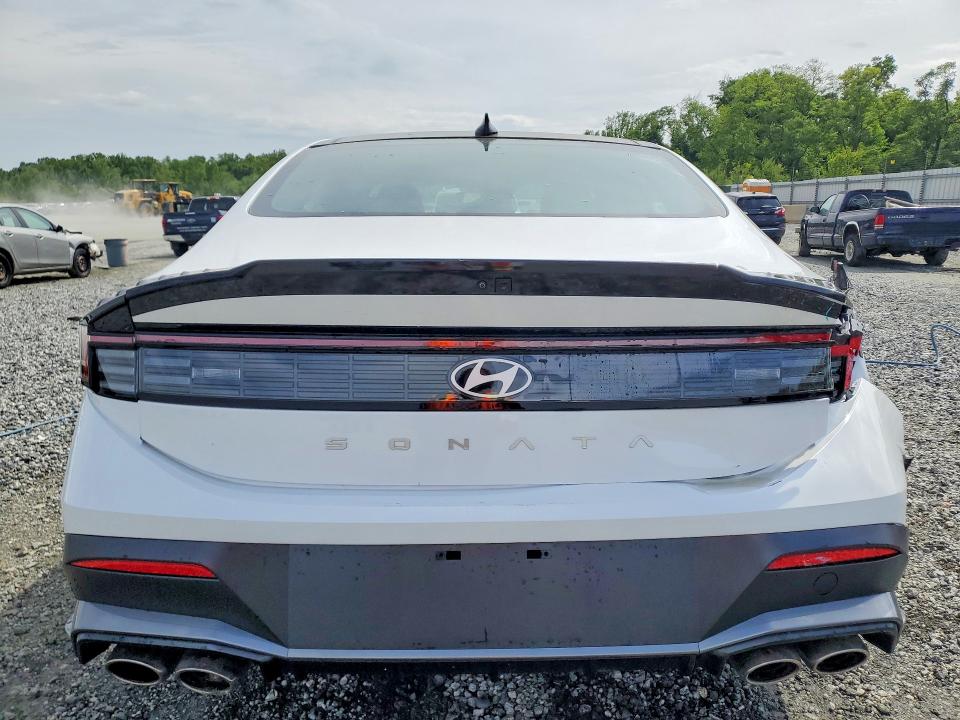 2025 Hyundai Sonata VIN KMHL54JC4SA521990 COPART salvage auction — REAR END, Sc - Cert Of Title-Salvage, sold $10,700 on 2026-07-29 (photo 6)